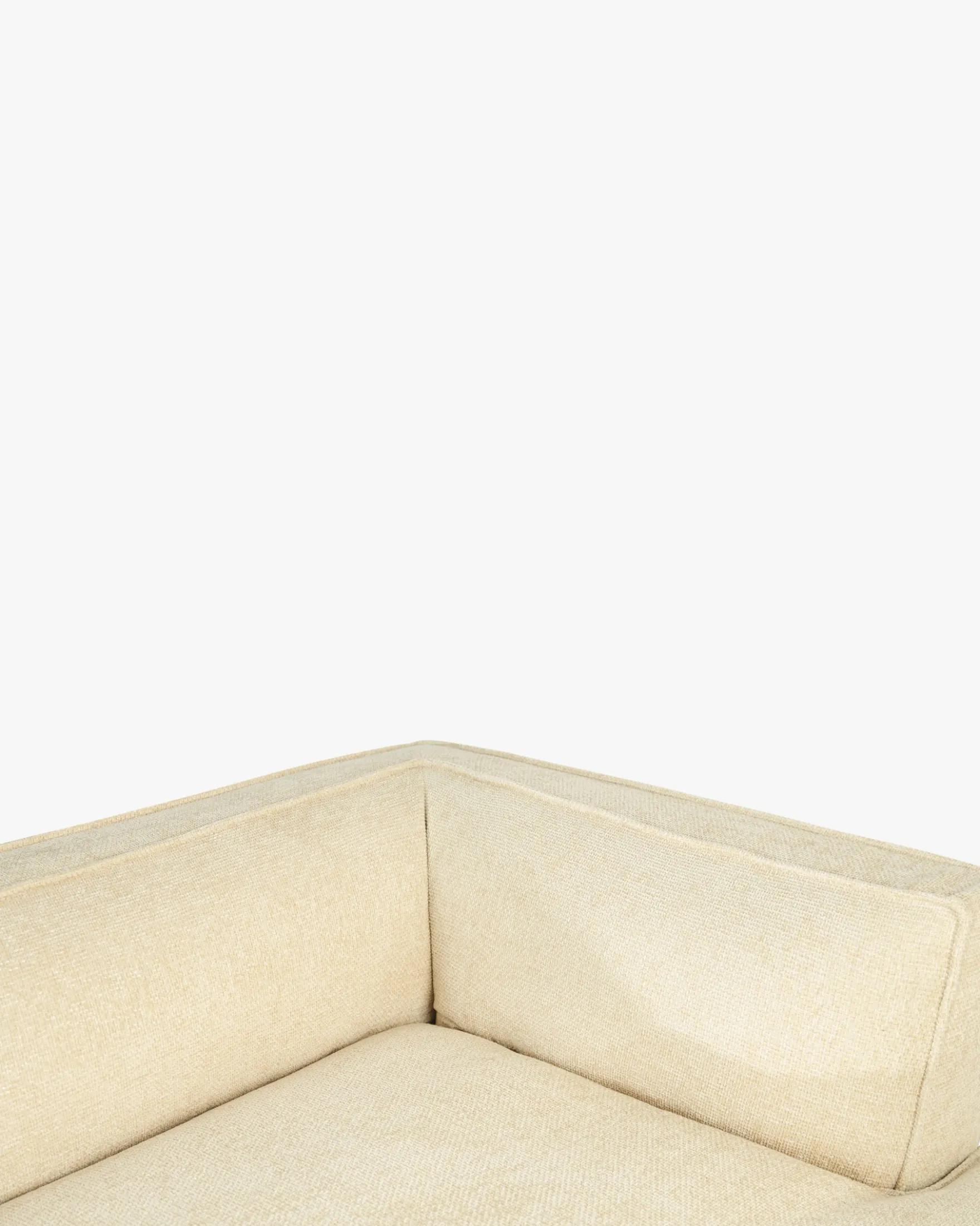 Canapé d'angle droit, Tweed sable, L300 Auster