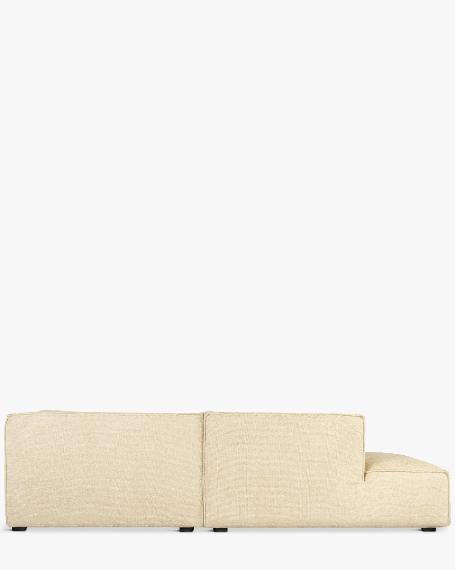 Canapé d'angle droit, Tweed sable, L260 Auster