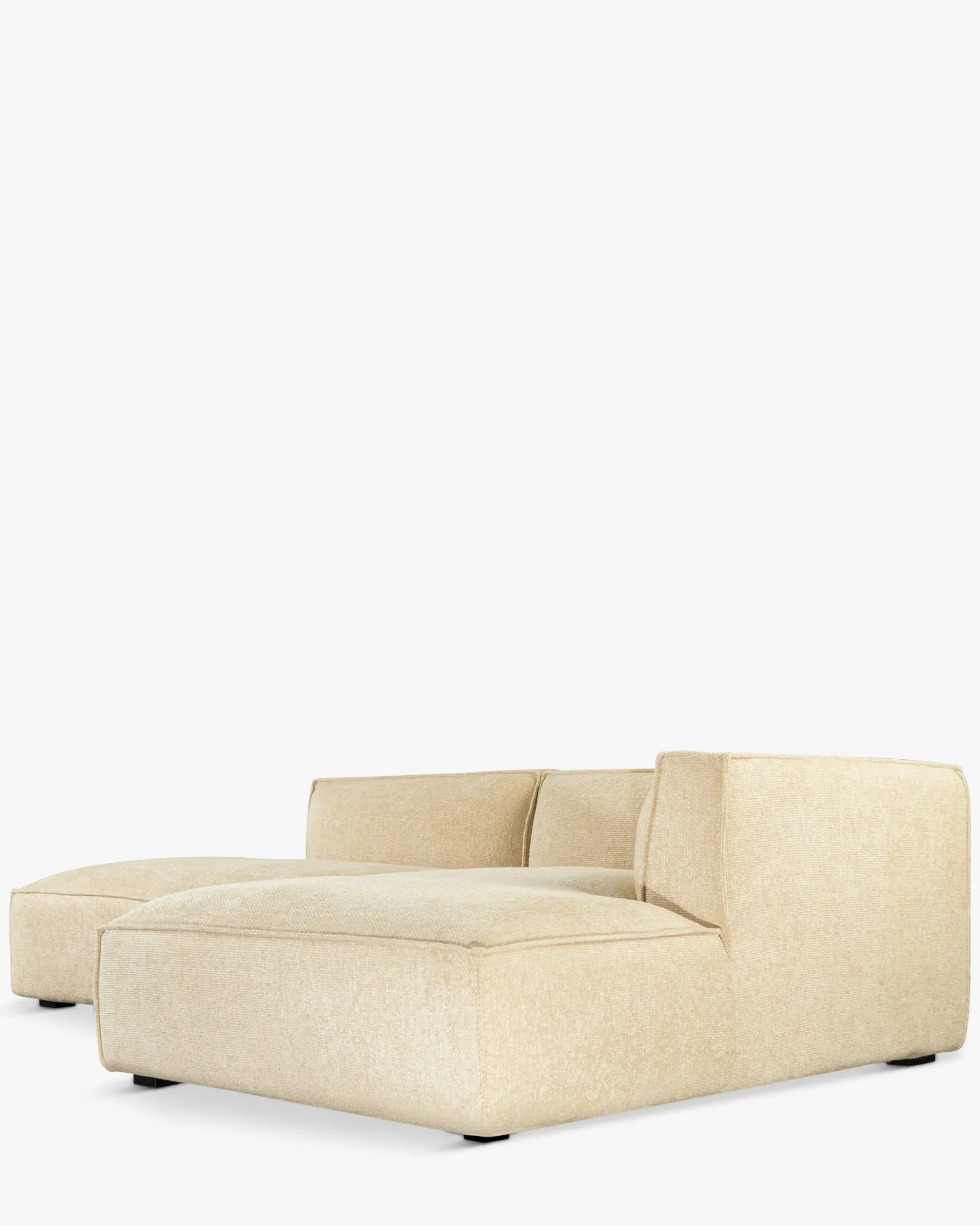 Canapé d'angle droit, Tweed sable, L260 Auster
