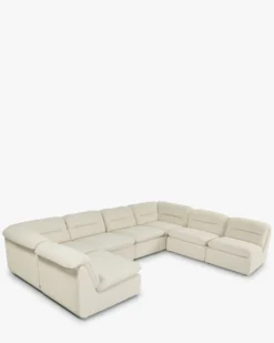 Canapé d'angle modulable, Beige sahara Pulp