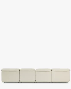 Canapé d'angle modulable, Beige sahara Pulp