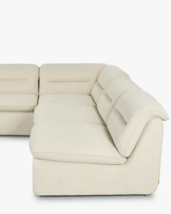 Canapé d'angle modulable, Beige sahara Pulp