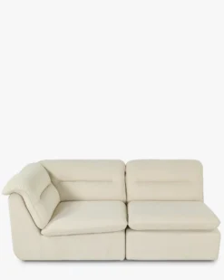 Canapé d'angle modulable, Beige sahara Pulp