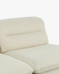 Canapé d'angle modulable, Beige sahara Pulp
