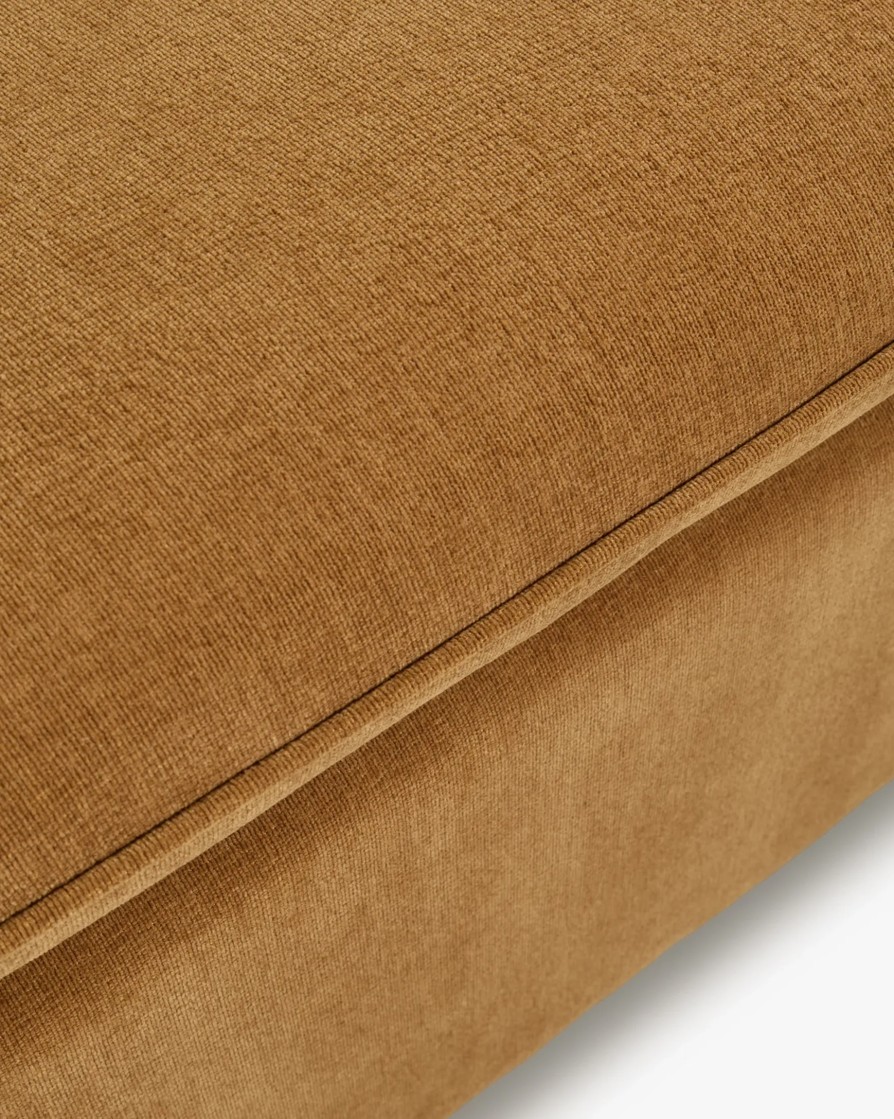 Canapé d'angle modulable, Marron sienne déperlant Pulp