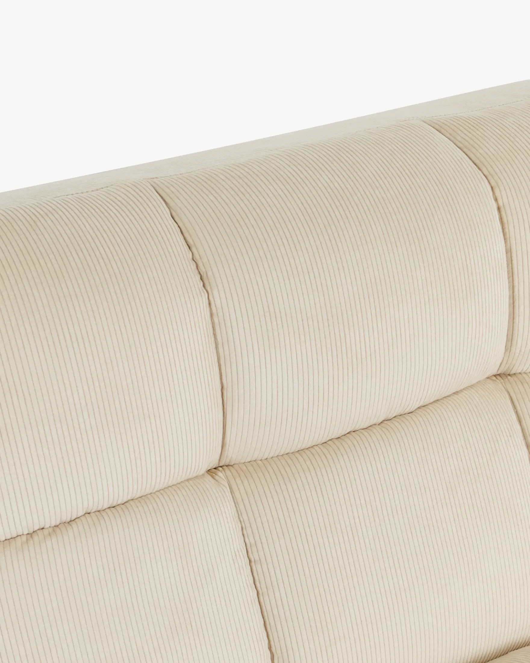 Canapé d'angle modulable, Velours beige pampa anti-tâches, L276 Paul