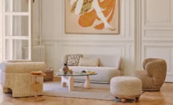 Canapé 2 places, Beige sable, L170 Giulia