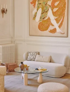 Canapé 2 places, Beige sable, L170 Giulia