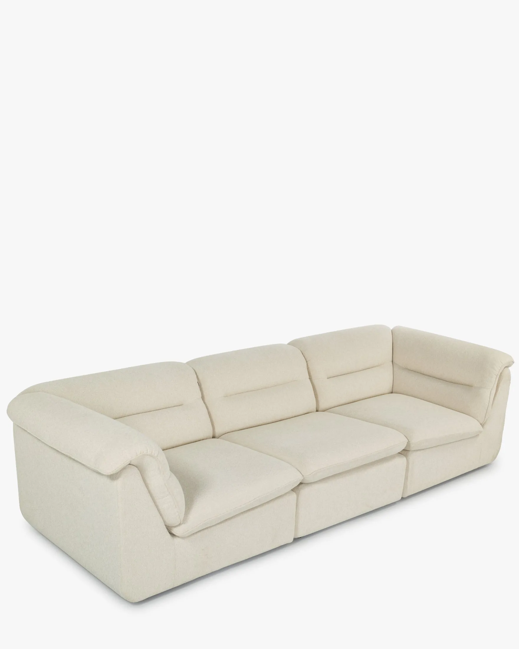 Canapé 3 places modulable, Beige sahara Pulp