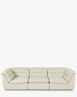 Canapé 3 places modulable, Beige sahara Pulp
