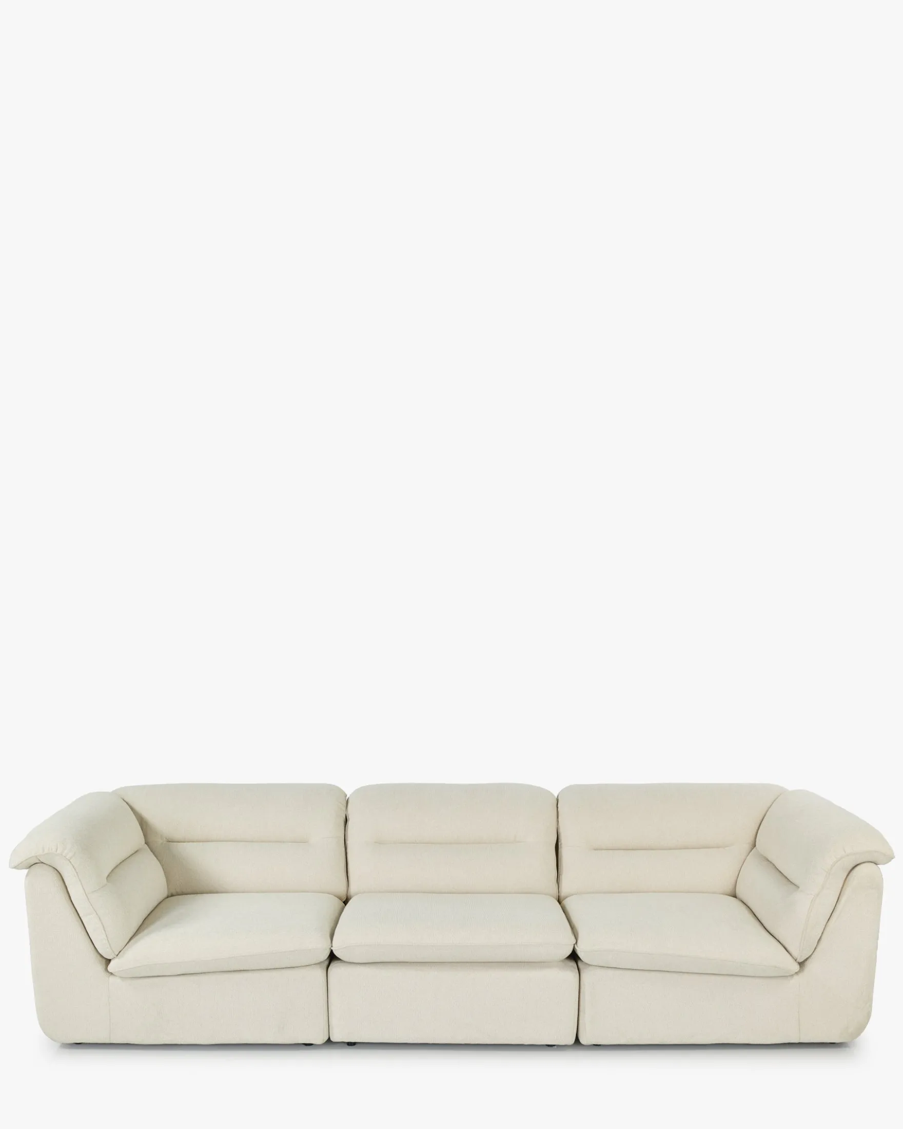 Canapé 3 places modulable, Beige sahara Pulp