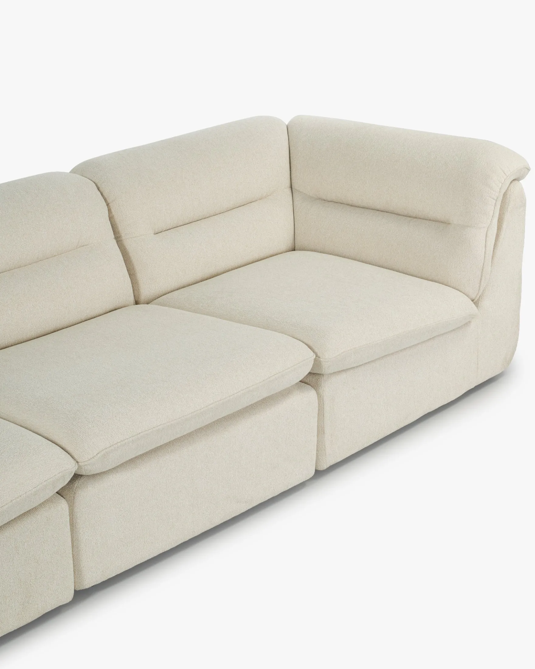 Canapé 3 places modulable, Beige sahara Pulp
