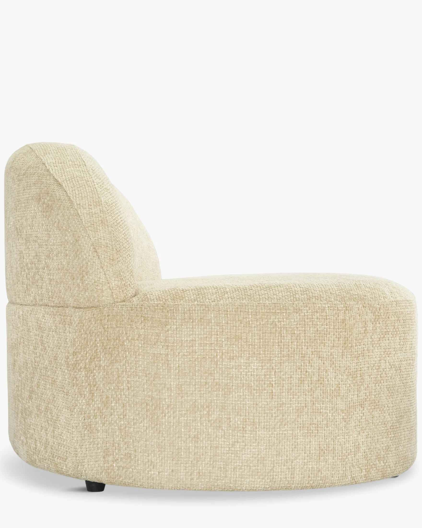 Canapé 2 places modulable, Tweed sable, L190 Todd