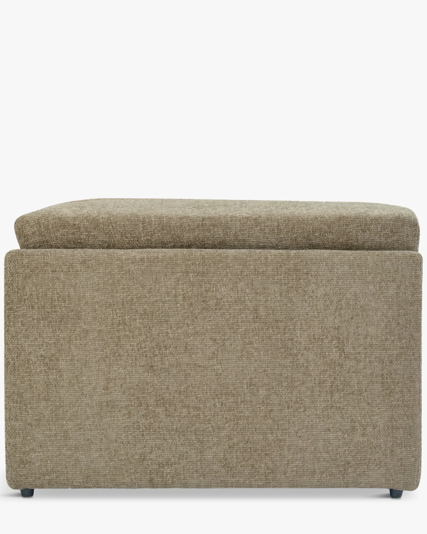 Canapé 2 places modulable, Tweed taupe, L191 Paul