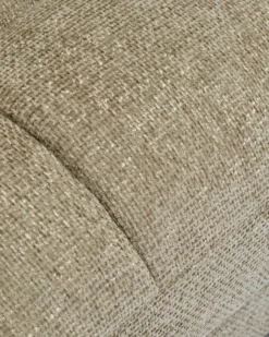 Canapé 2 places modulable, Tweed taupe, L170 Paul