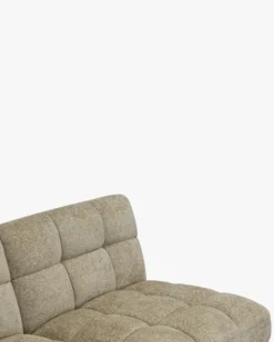 Canapé 3 places modulable, Tweed taupe, L255 Paul