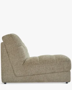 Canapé 3 places modulable, Tweed taupe, L255 Paul