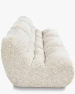 Canapé 3 places modulable, Tweed moucheté beige Chill