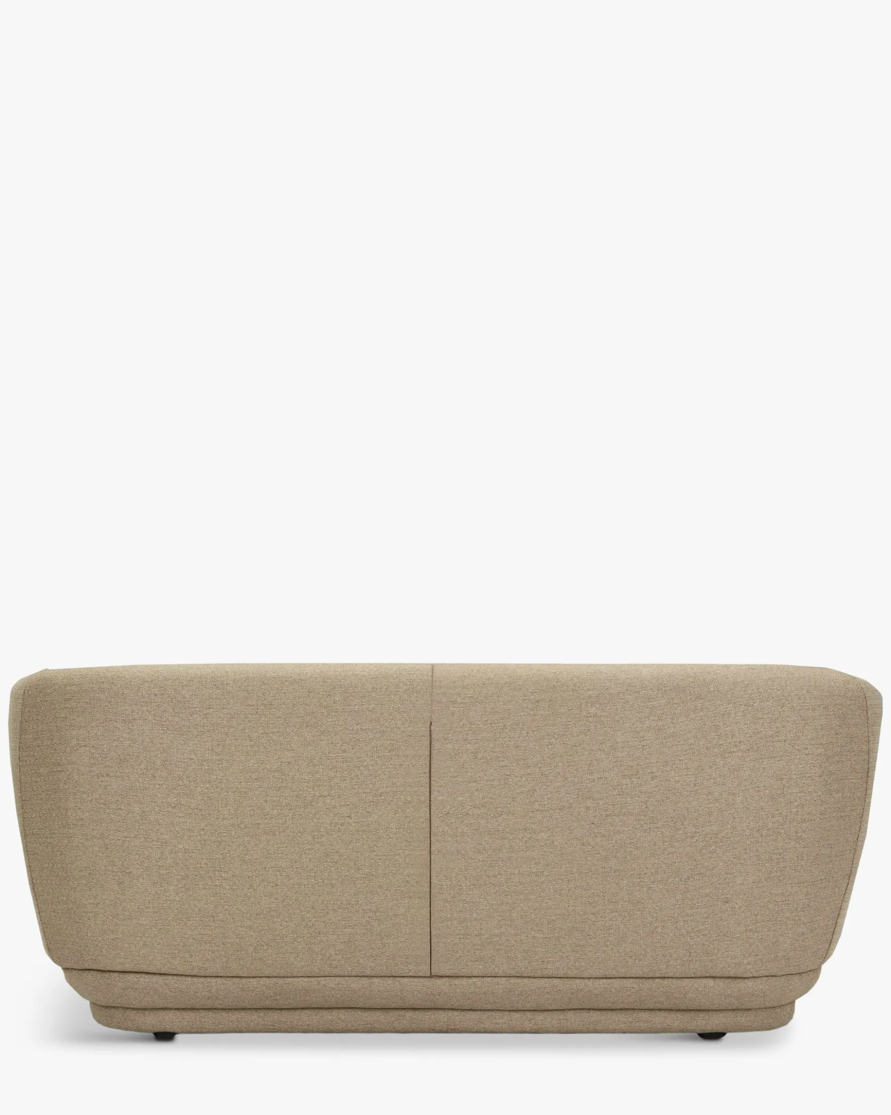 Canapé 2 places, Tissu texturé désert taupe, L170 Giulia