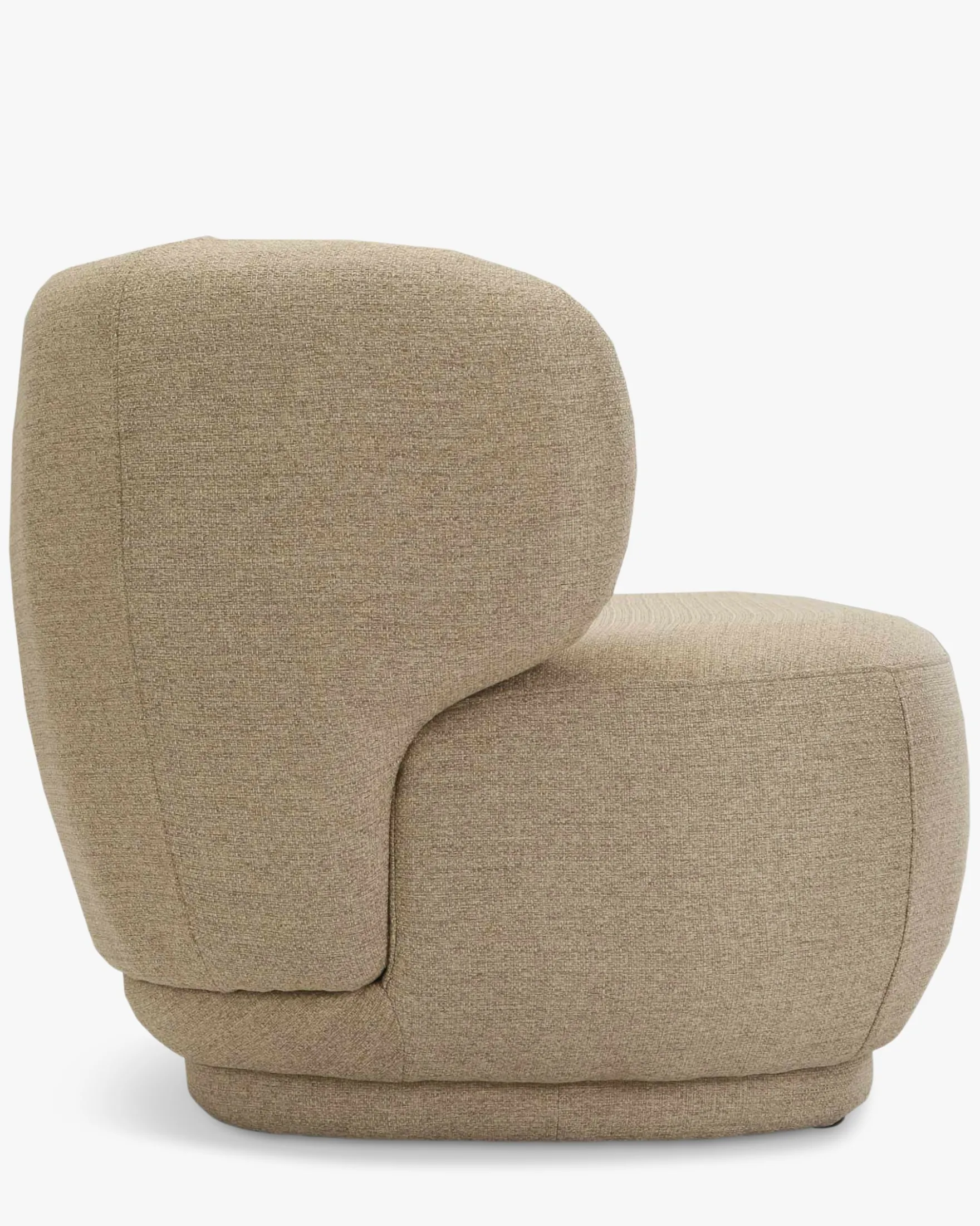Canapé 2 places, Tissu texturé désert taupe, L170 Giulia