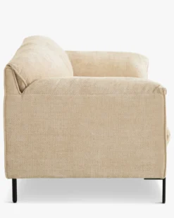 Canapé 2 places, Tweed beige antique, L167 Camilla