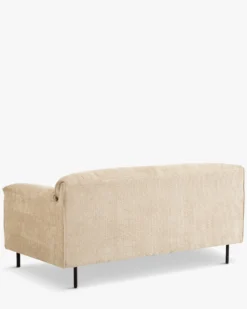 Canapé 2 places, Tweed beige antique, L167 Camilla