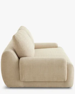 Canapé 3 places, Tweed beige dune, L219 Nublo