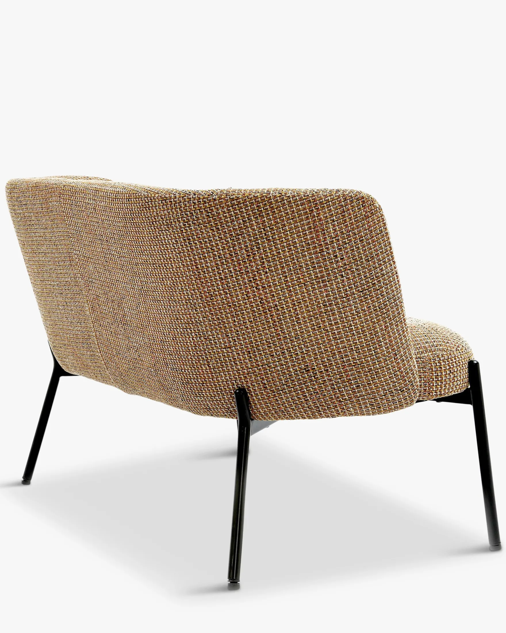 Canapé 2 places, Tweed jaune miami, L134 Ray