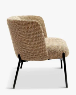 Canapé 2 places, Tweed jaune miami, L134 Ray