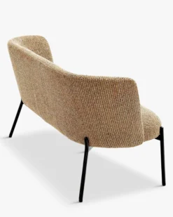 Canapé 2 places, Tweed jaune miami, L134 Ray