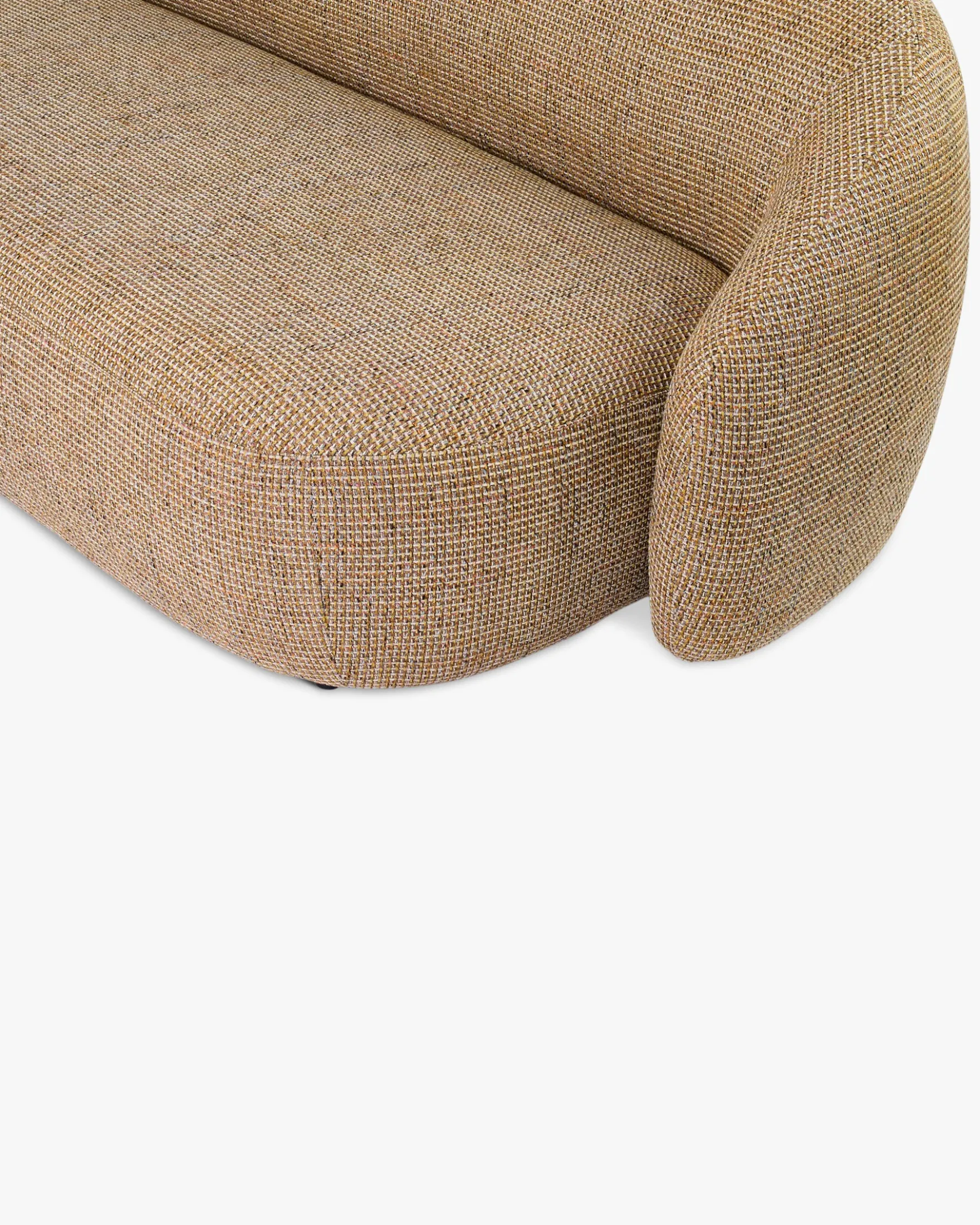 Canapé 3 places, Tweed jaune miami, L220 Neo