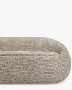 Canapé 2 places, Tweed marron mocha, L200 Nest