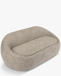 Canapé 2 places, Tweed marron mocha, L200 Nest