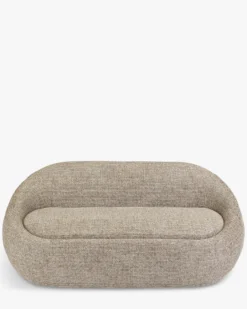 Canapé 2 places, Tweed marron mocha, L200 Nest