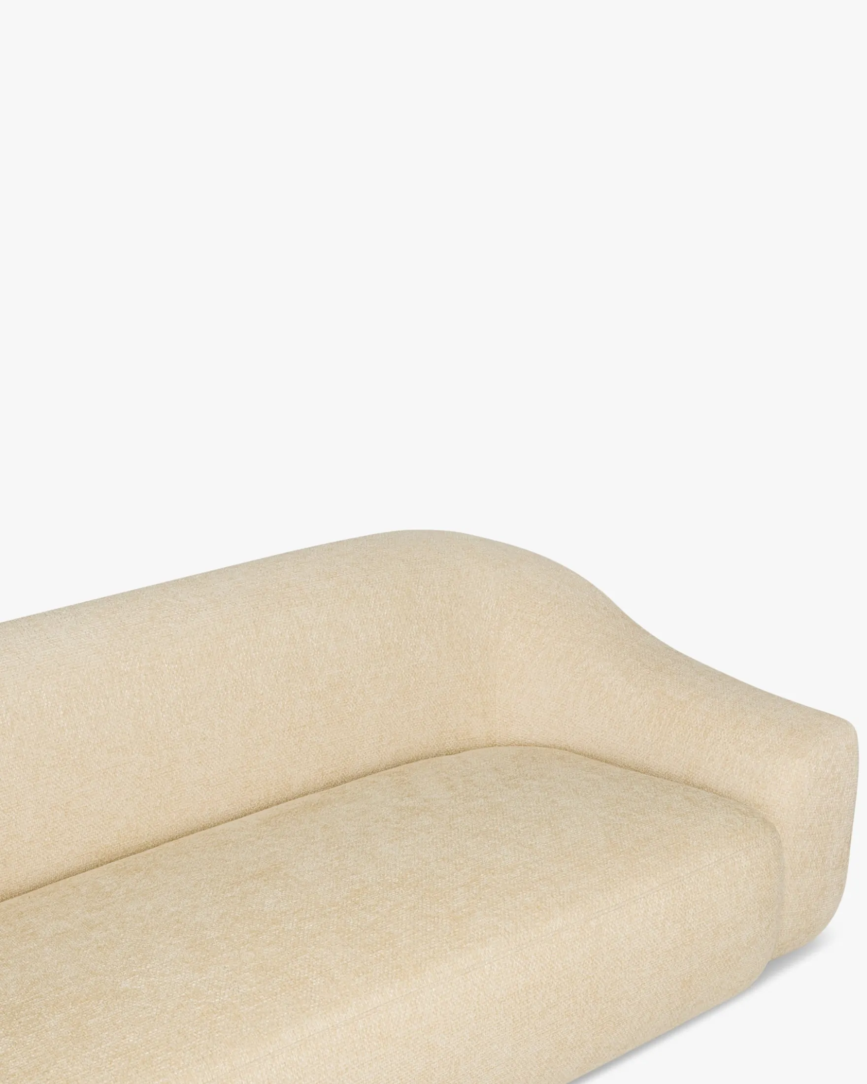 Canapé 3 places, Tweed sable, L230 Sahara