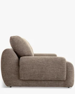Canapé 3 places, Tweed taupe, L219 Nublo