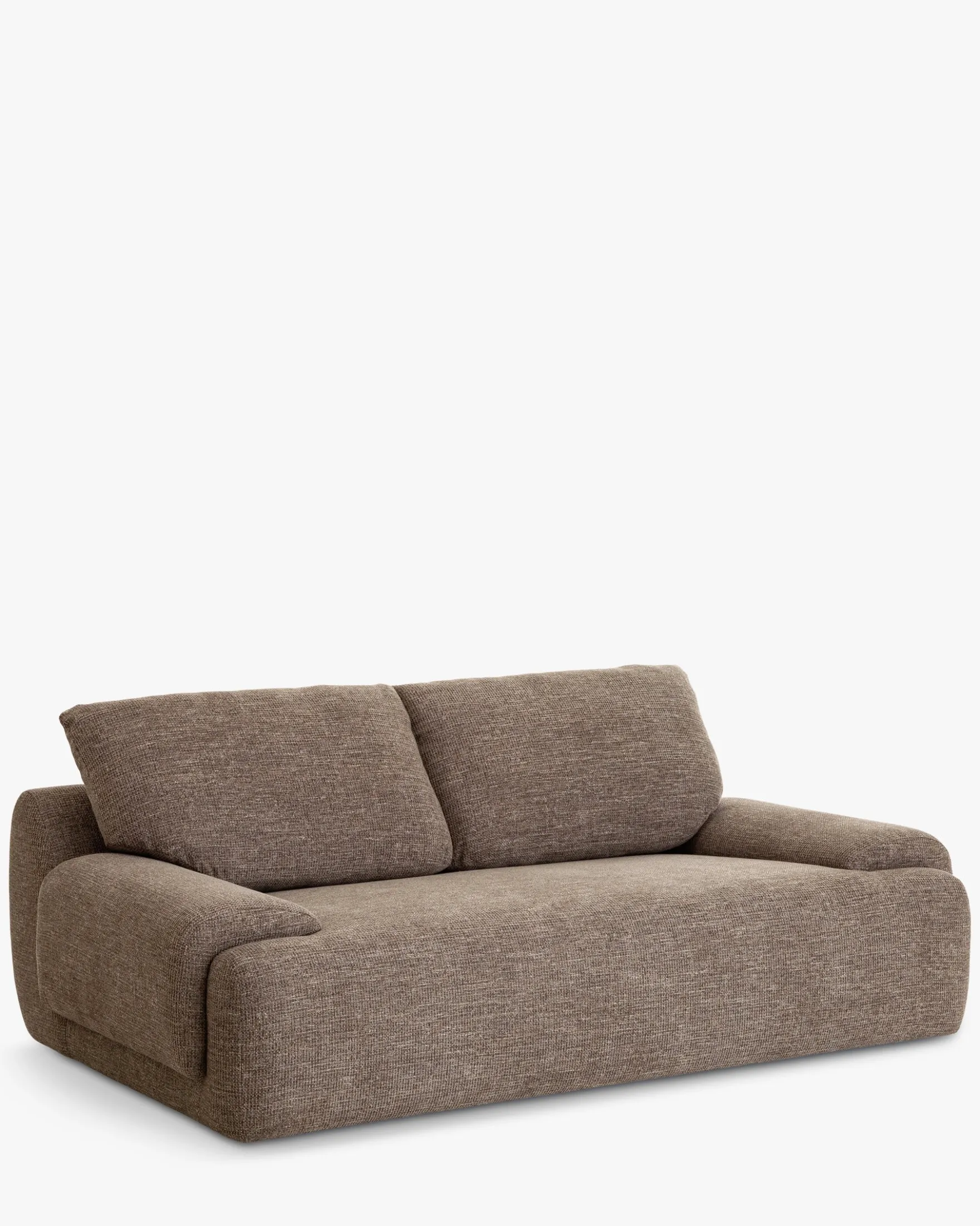 Canapé 3 places, Tweed taupe, L219 Nublo