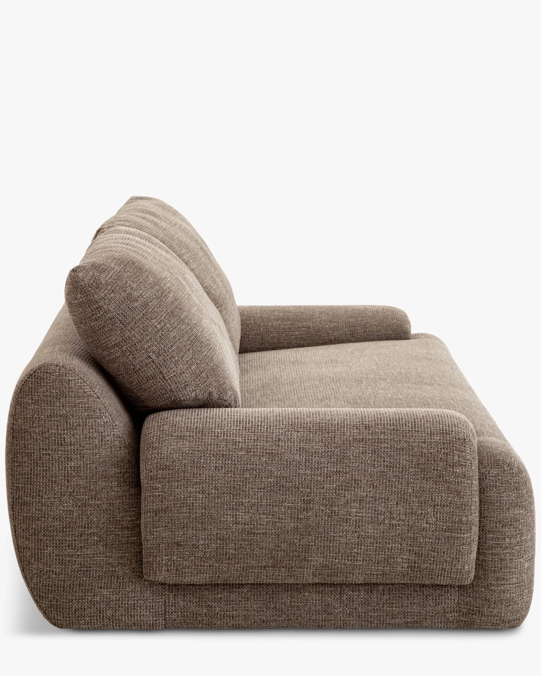 Canapé 3 places, Tweed taupe, L219 Nublo