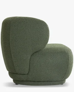 Canapé 2 places, Vert kaki bouclé, L170 Giulia