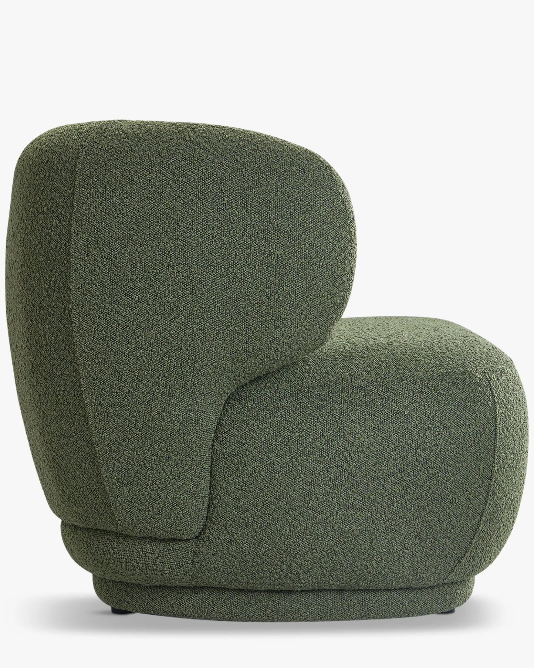 Canapé 2 places, Vert kaki bouclé, L170 Giulia