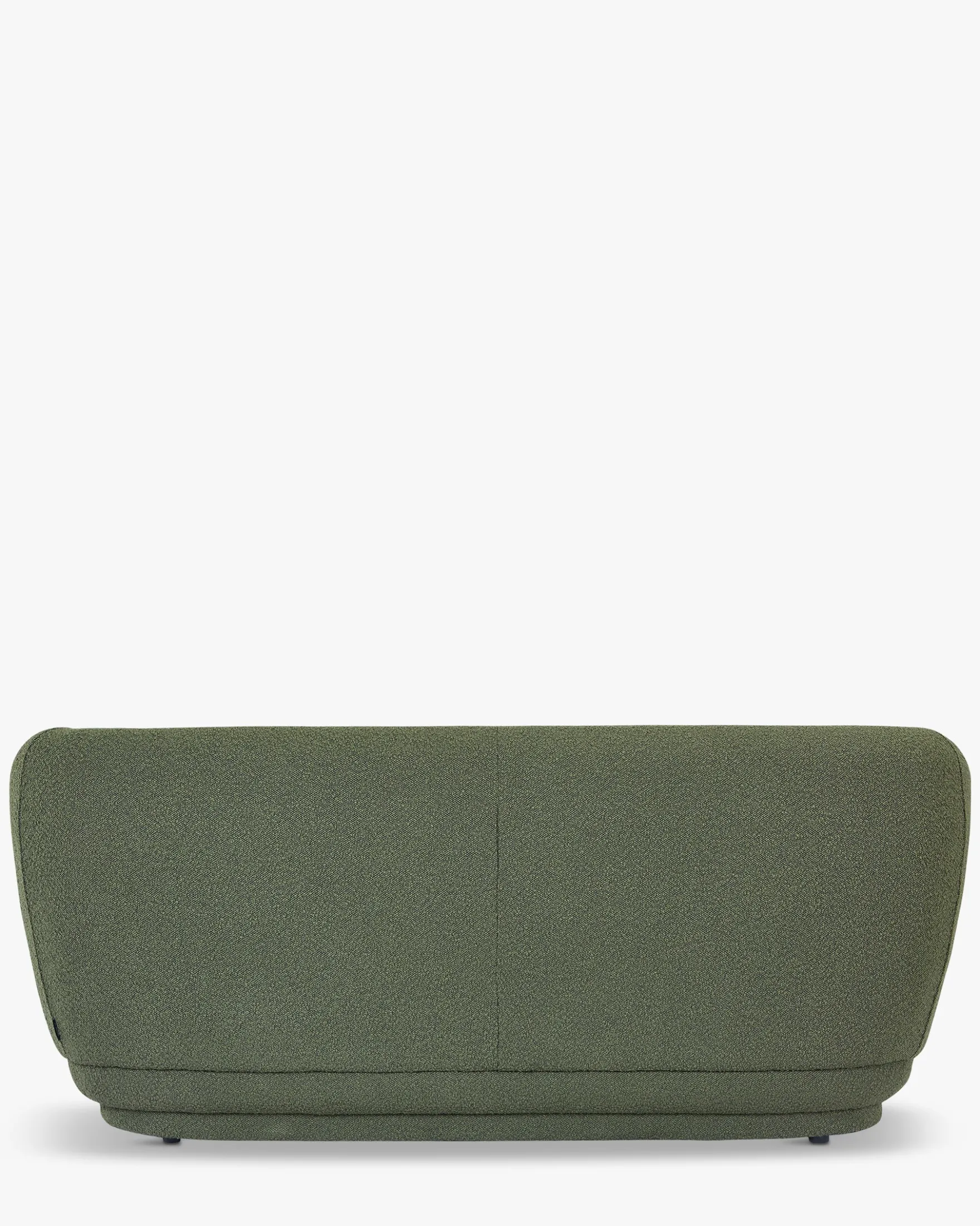 Canapé 2 places, Vert kaki bouclé, L170 Giulia