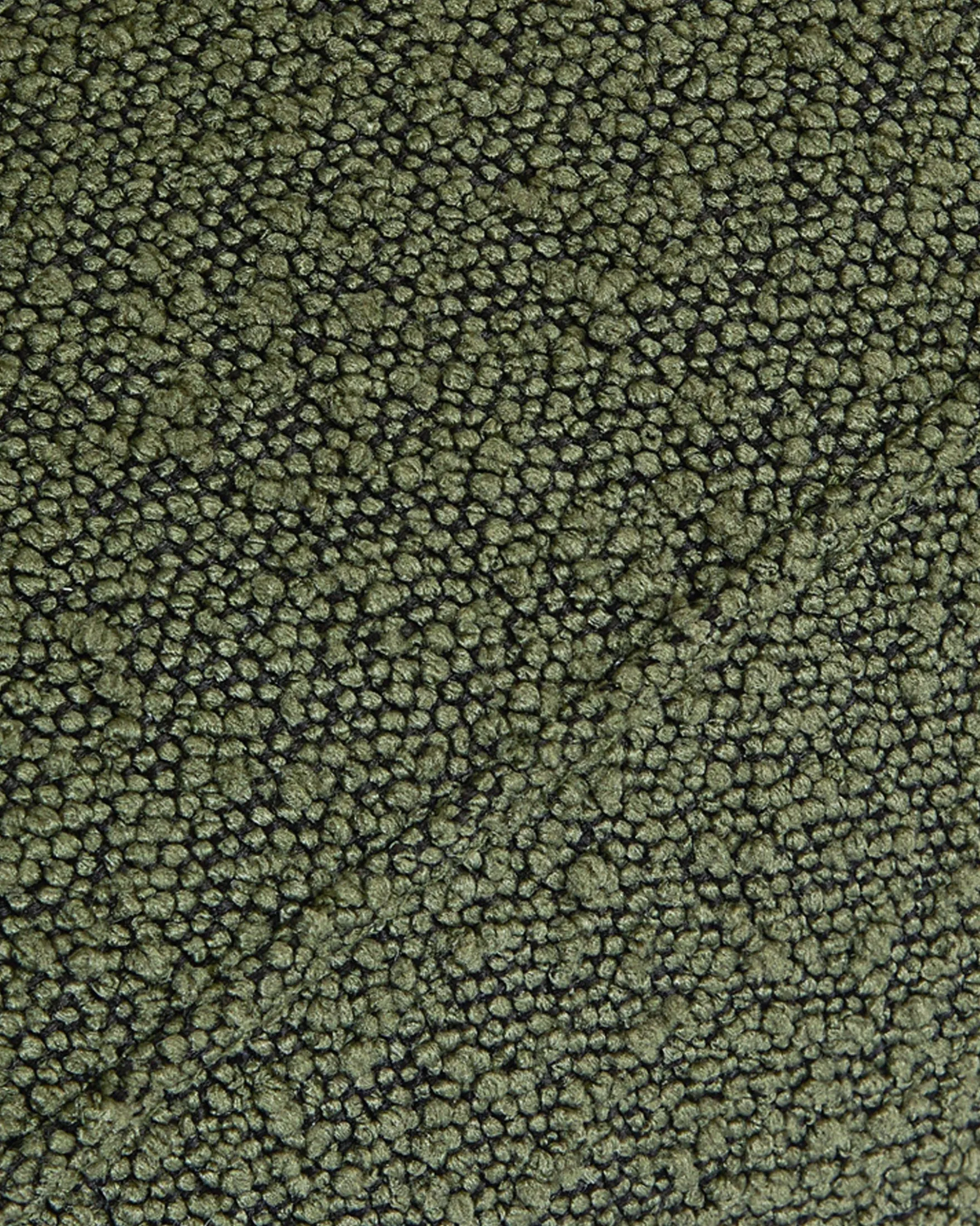 Canapé 2 places, Vert kaki bouclé, L170 Giulia