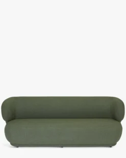 Canapé 3 places, Vert kaki bouclé, L220 Giulia