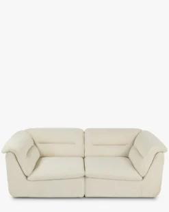 Canapés 2 places modulable, Beige sahara Pulp