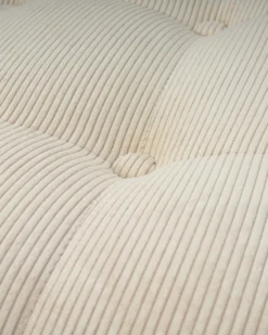Chaise, Beige pampa & Métal chromé Orea