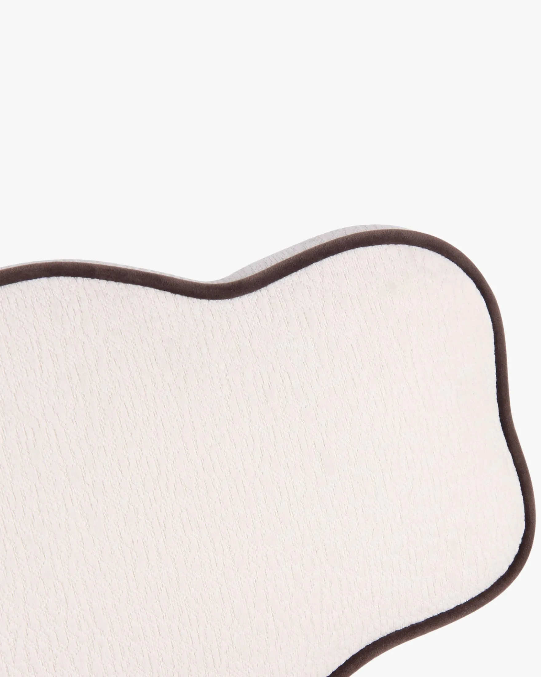 Chaise, Blanc écru texturé & métal noir Arty