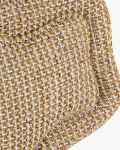 Chaise, Tweed jaune miami & métal noir Arty