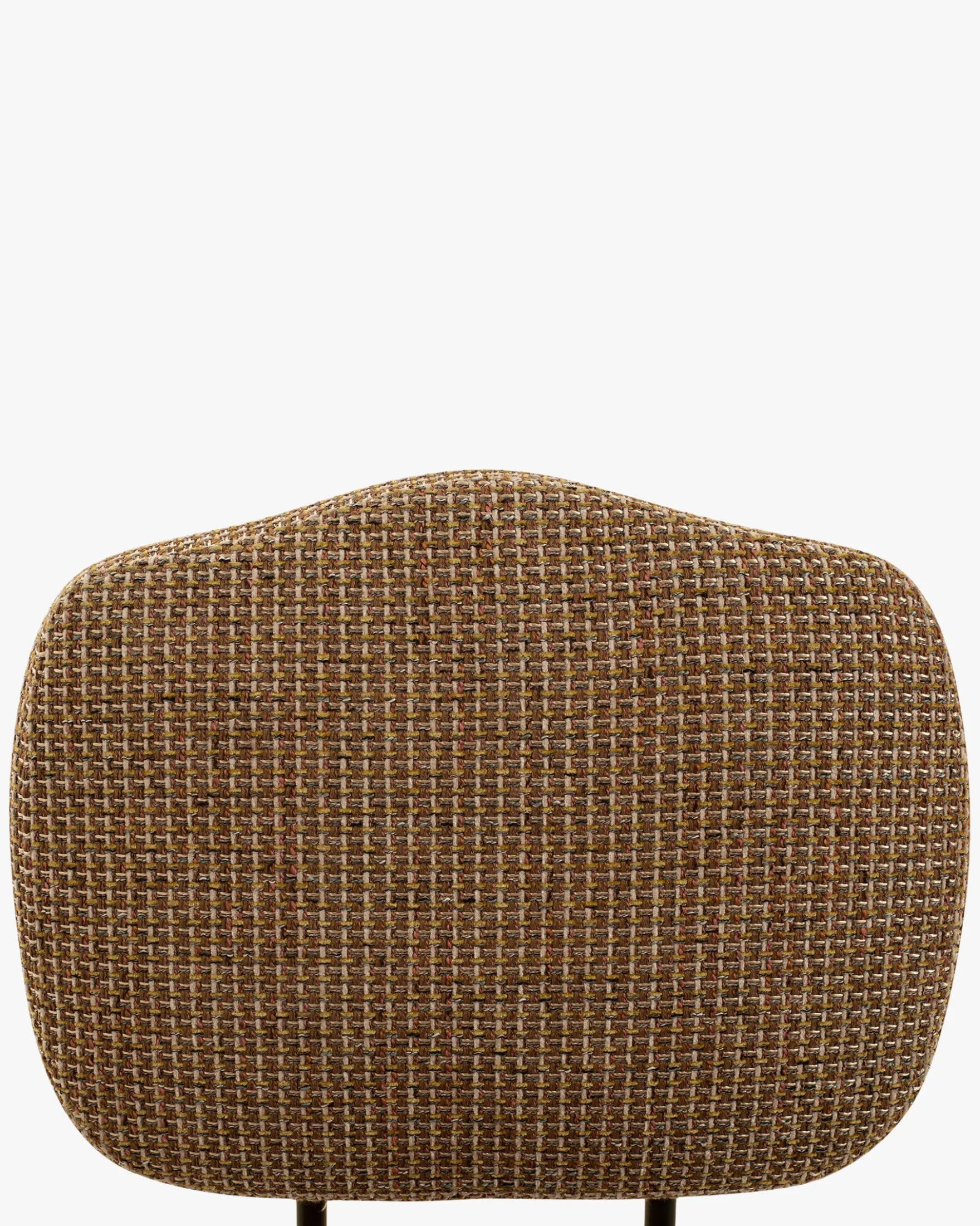 Chaise, Tweed jaune miami & métal noir Mogan