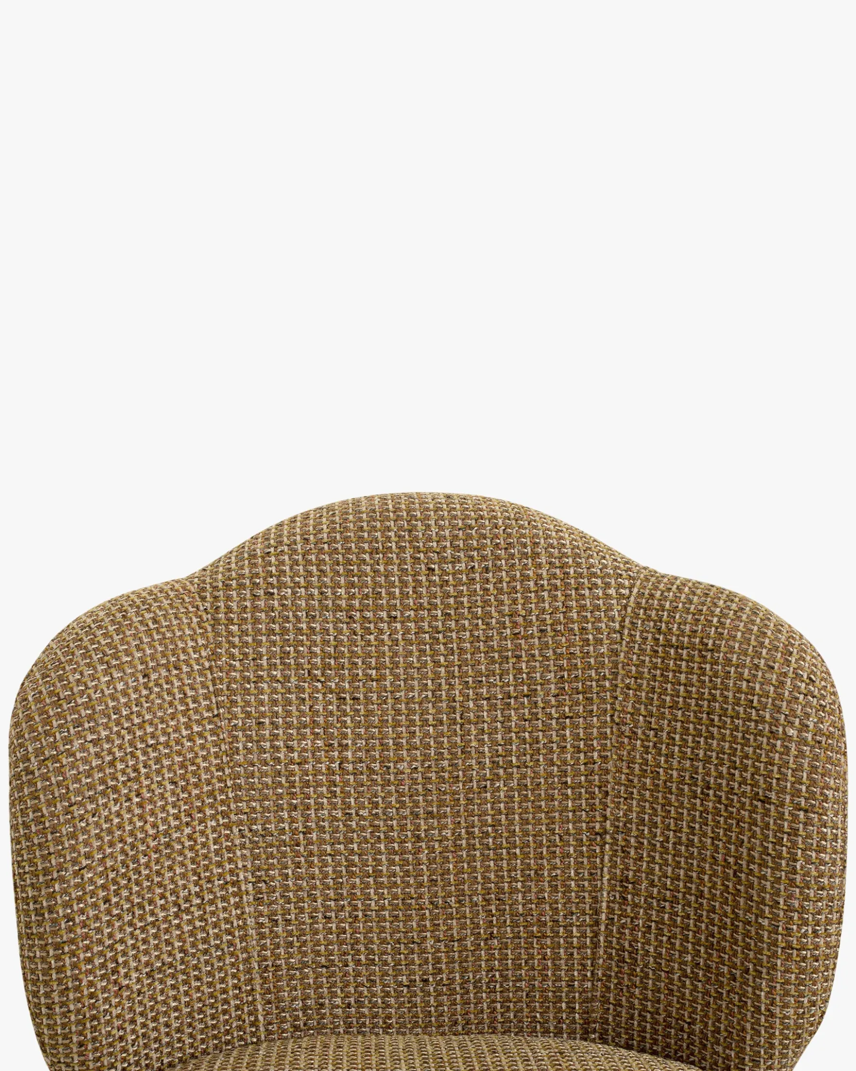 Chaise, Tweed jaune miami & métal noir Aero