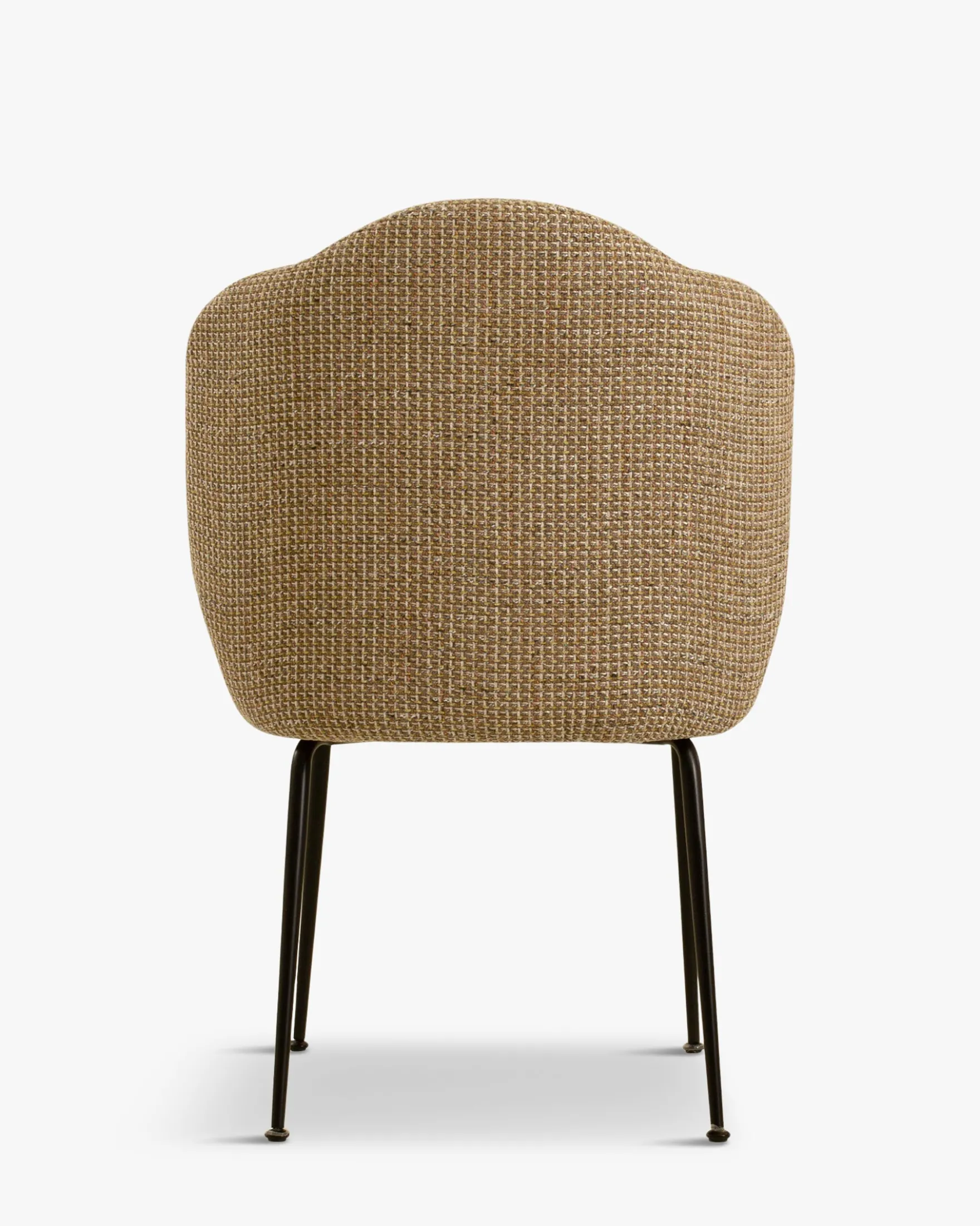 Chaise, Tweed jaune miami & métal noir Aero